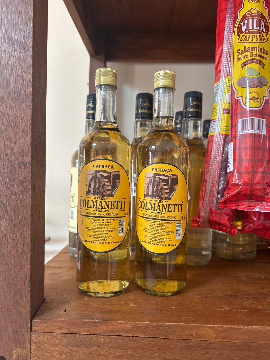 Cachaça Engenho Carvalho 8 anos Colmanetti