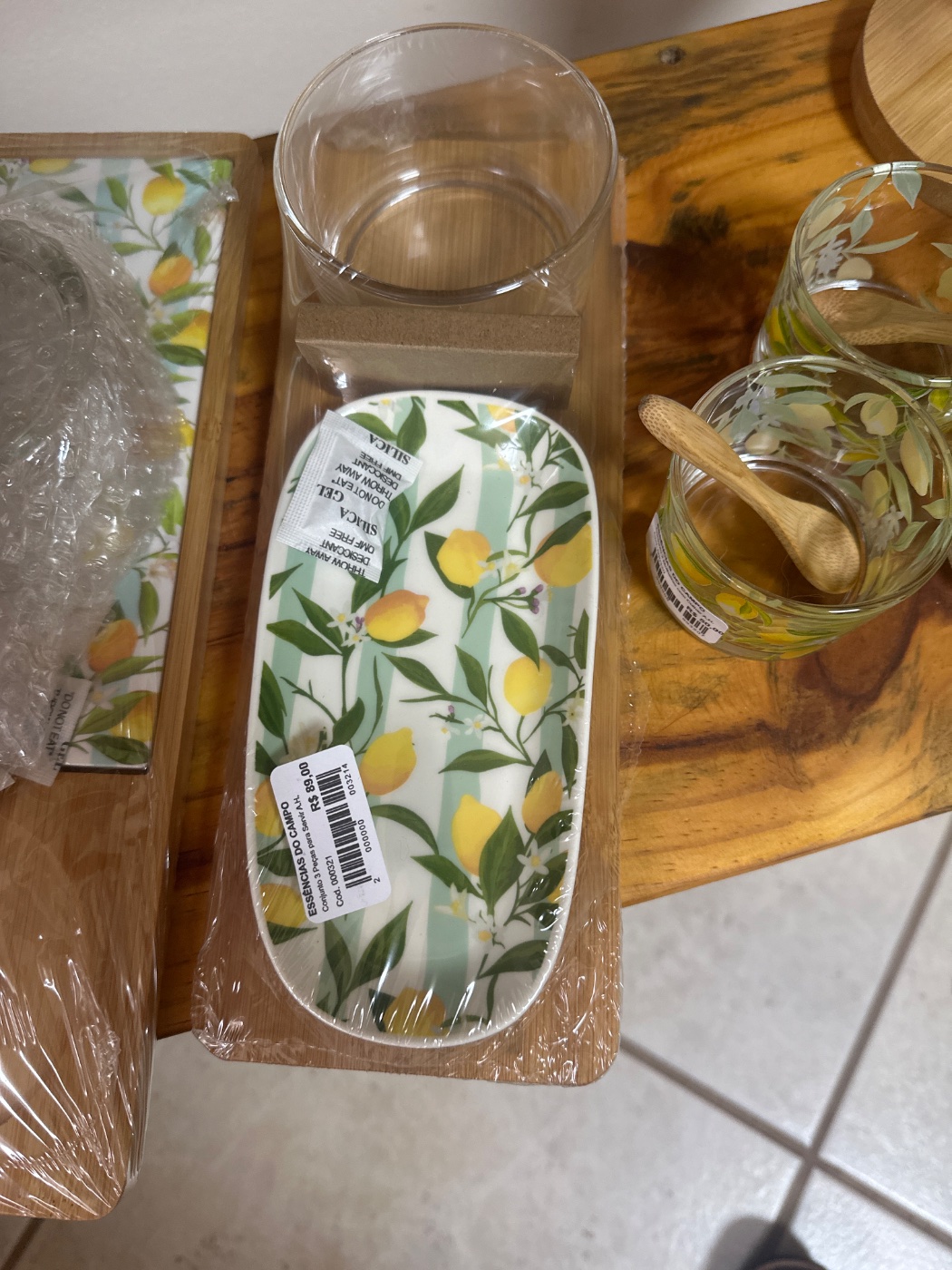 Conjunto 3 Peças para Servir A.H.