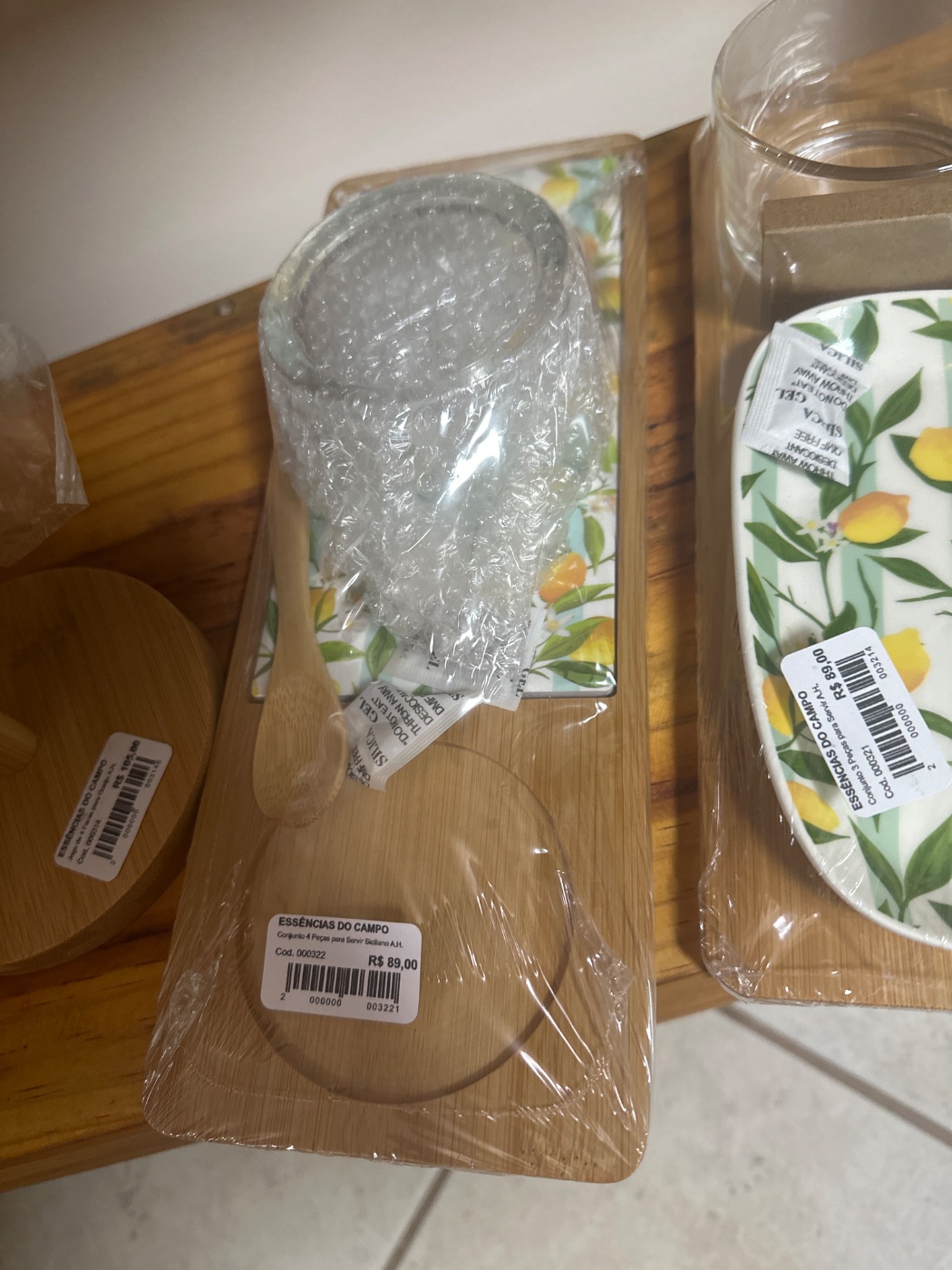 Conjunto 4 Peças para Servir Siciliano A.H.