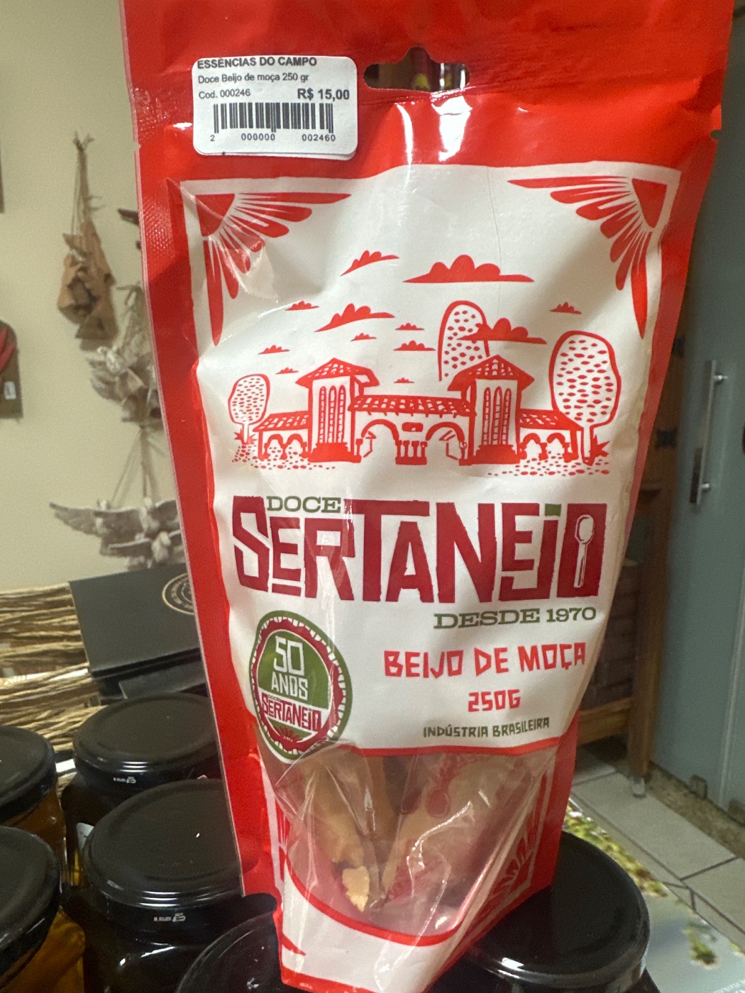 Doce Beijo de moça 250 gr