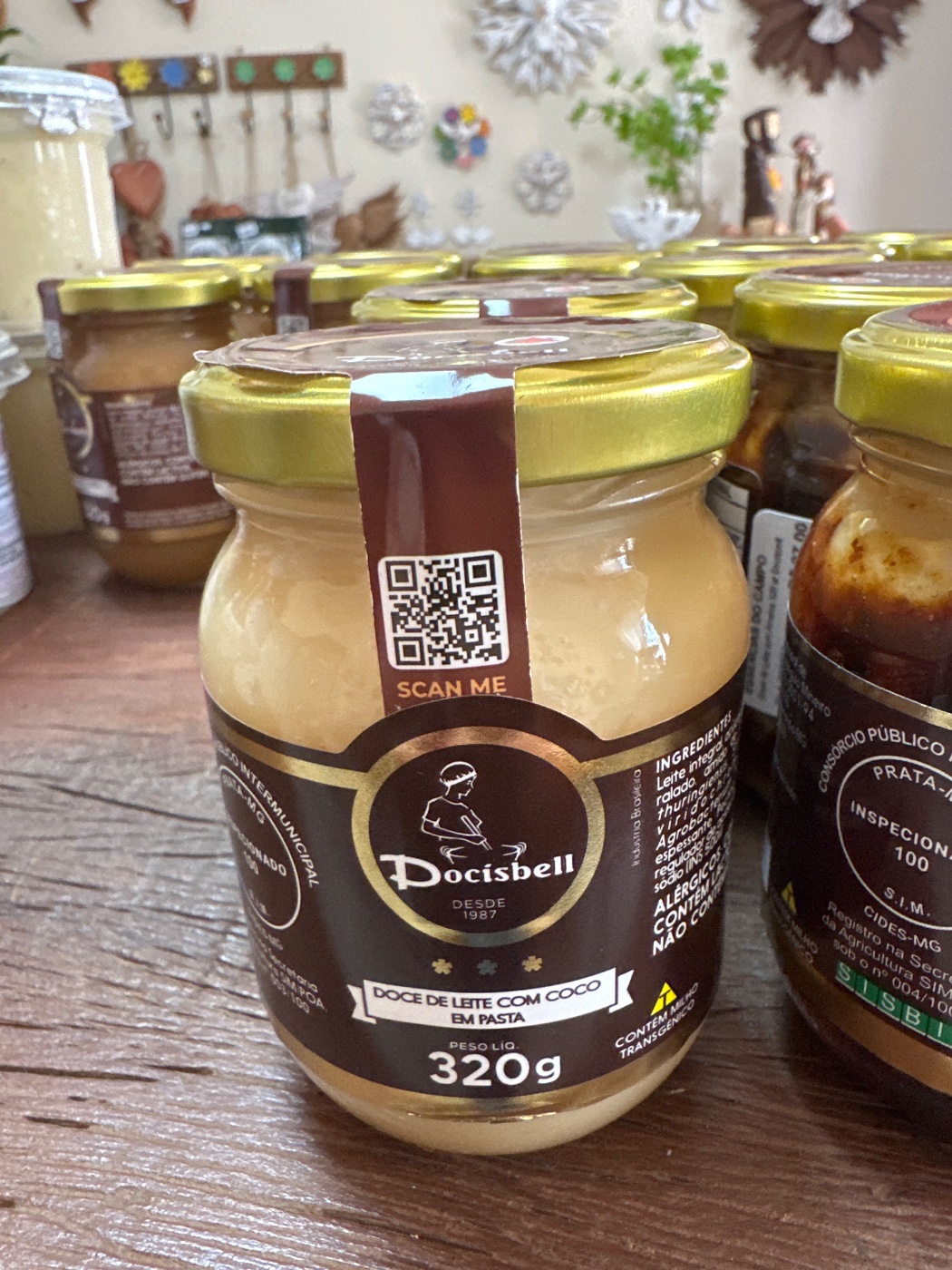 Doce de Leite com Coco em Pasta 320 gr Docisbell
