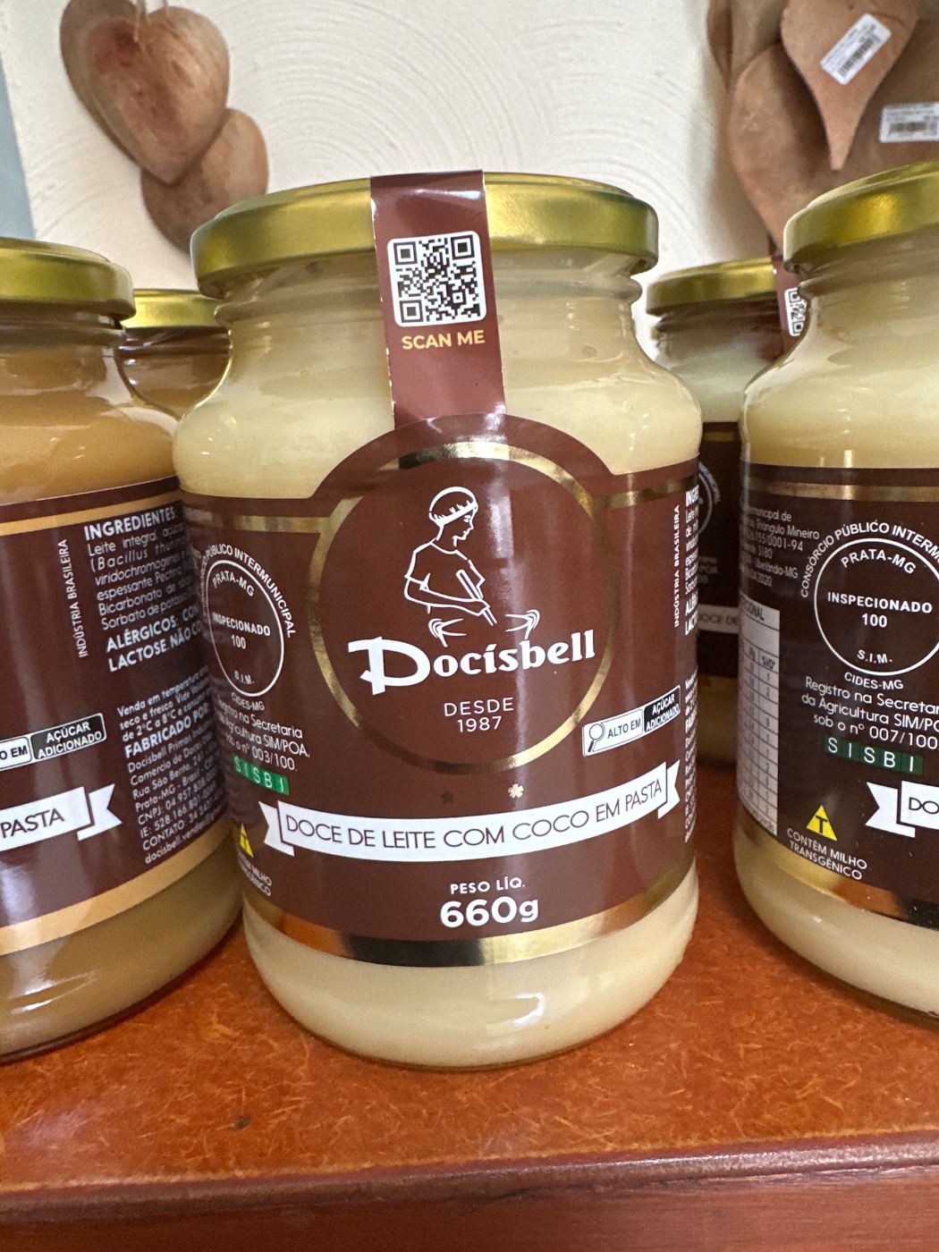 Doce de Leite com Coco em Pasta 660 gr Docisbell