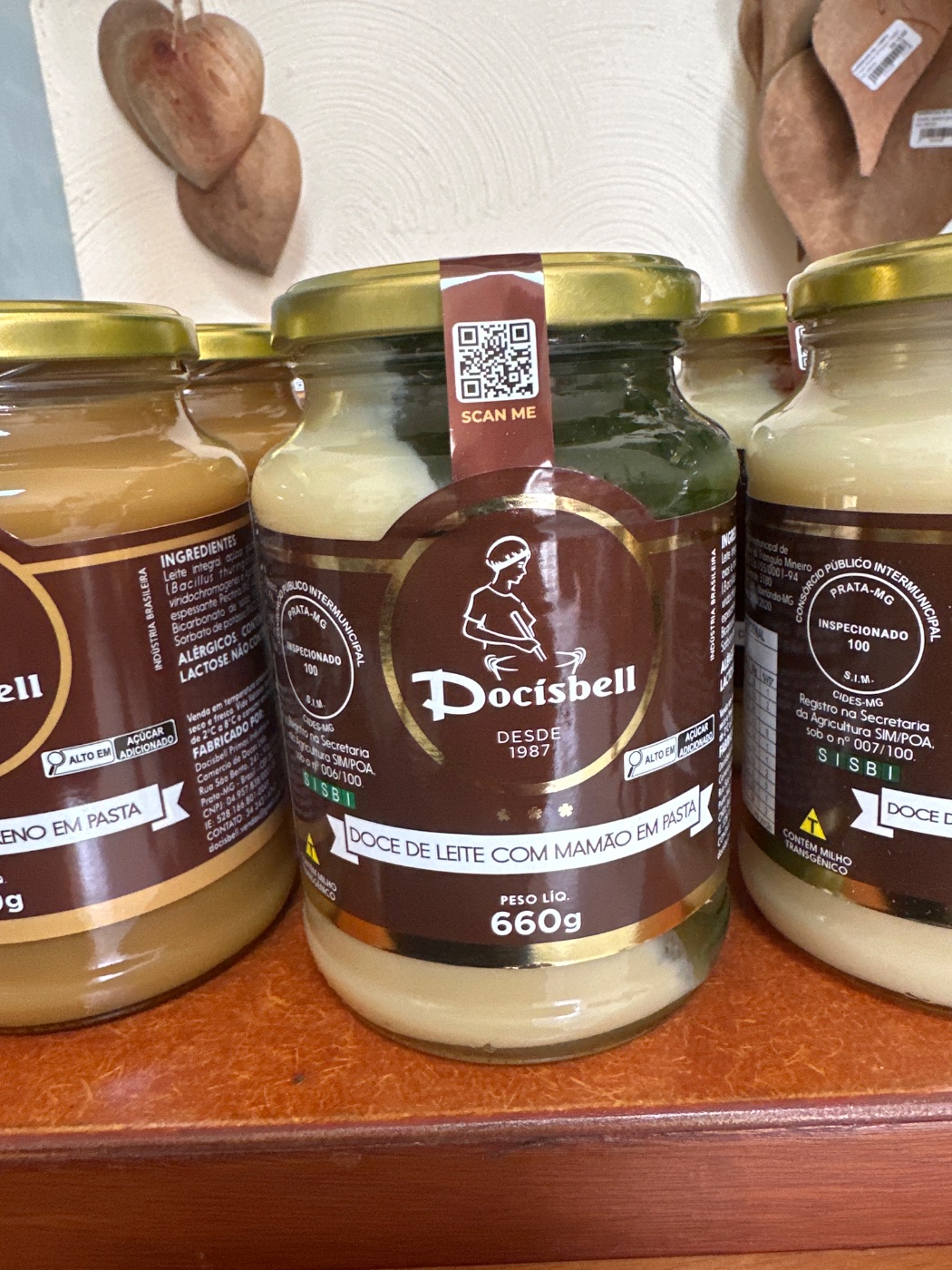 Doce de Leite com Mamão 660 gr Docisbell