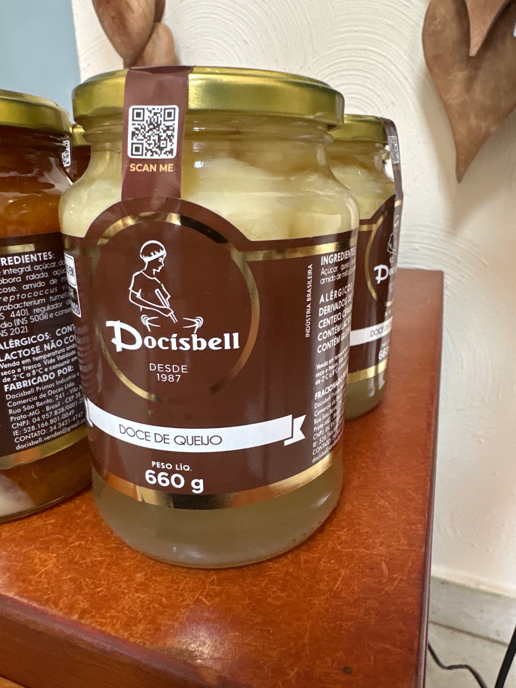 Doce de Queijo em Calda 660 gr Docisbell