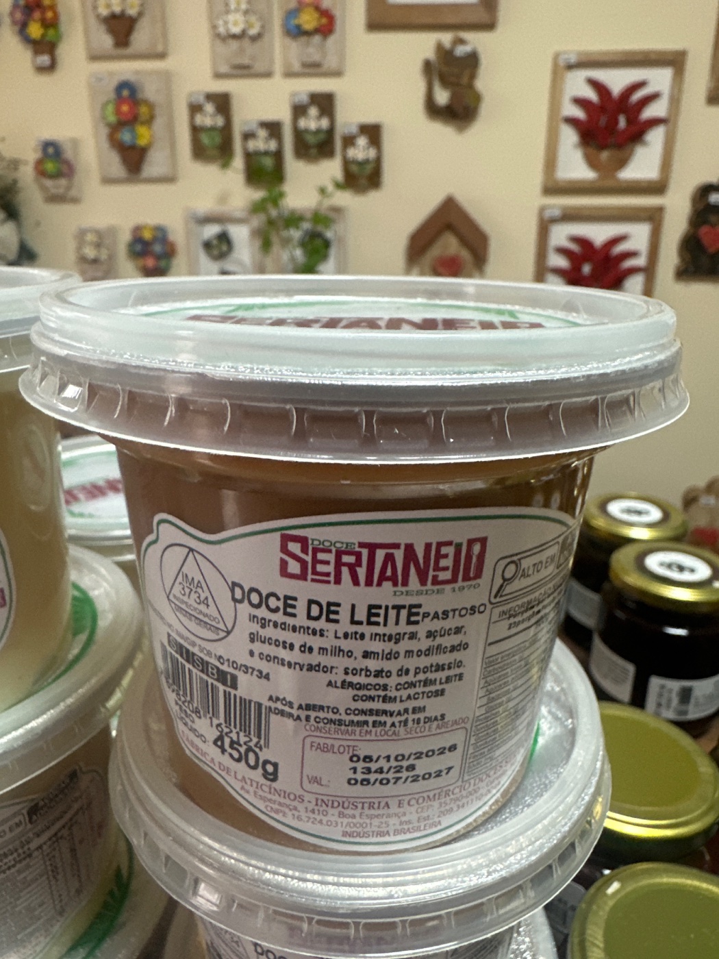 Doce Leite pastoso 450 gr