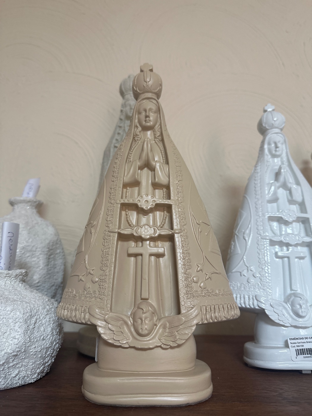 Nossa Senhora Aparecida 32 cm Bege Fosco Iz