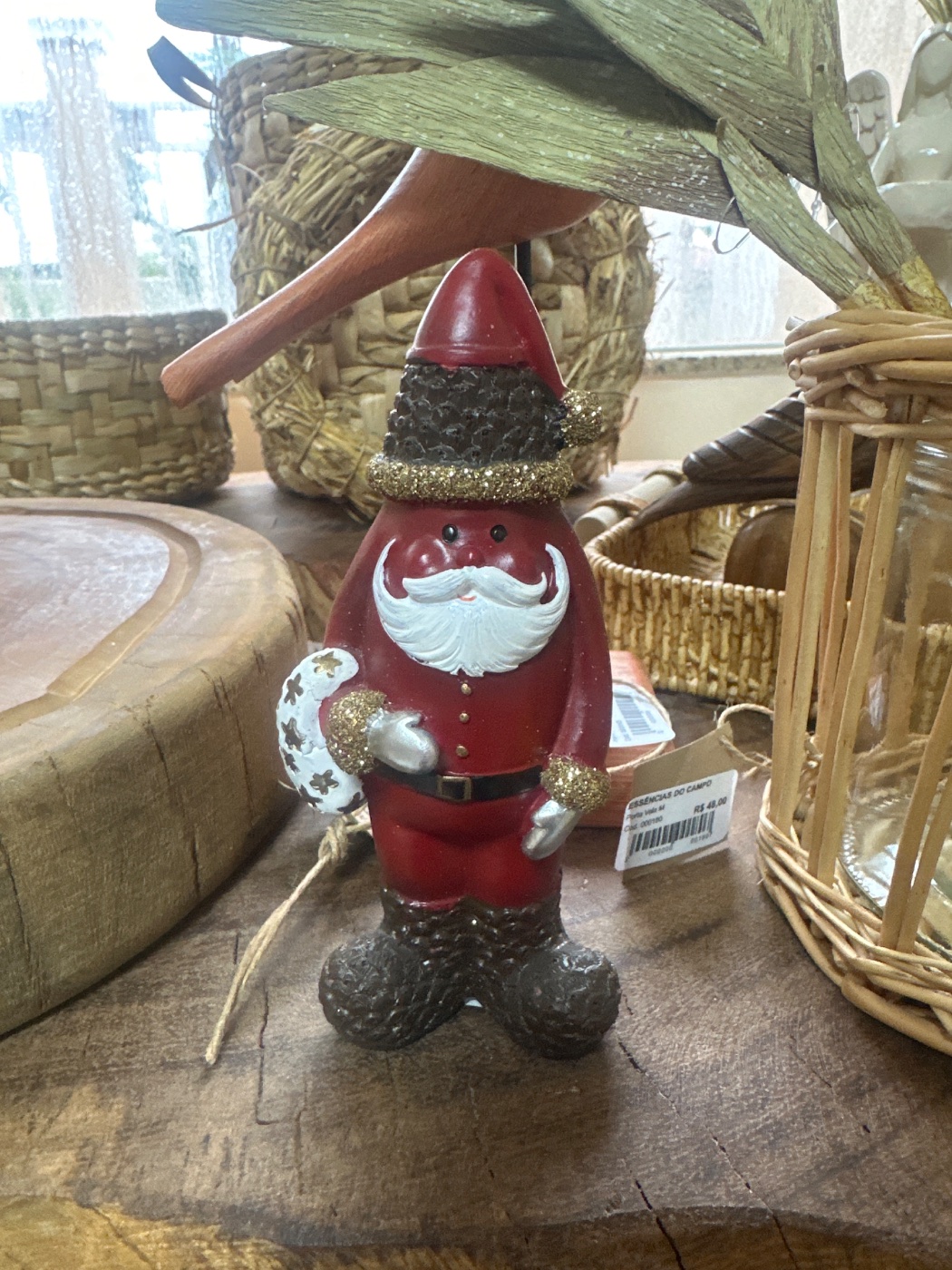 Papai Noel Louça Vermelho