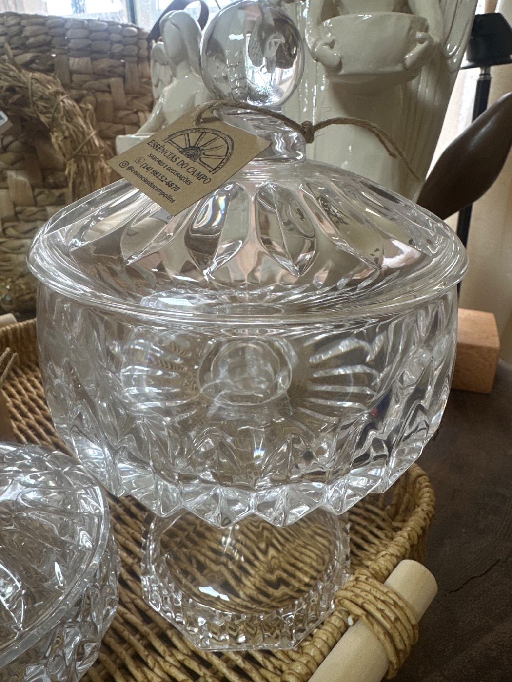 Potiche Decorativo Cristal 35201