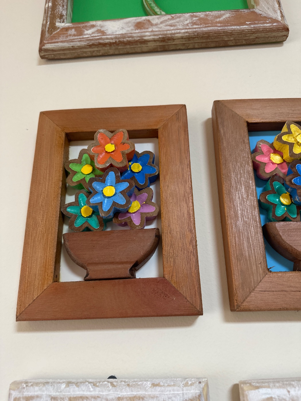 Quadro Madeira 20X15 cm Flor