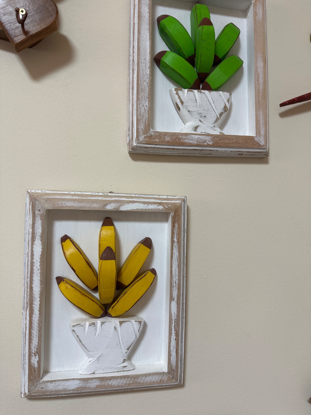 Quadro Madeira 20x24 cm Banana