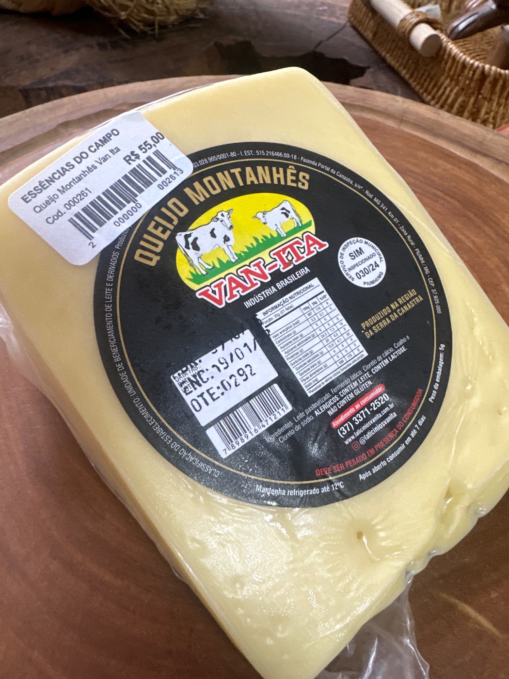 Queijo Montanhês Van Ita